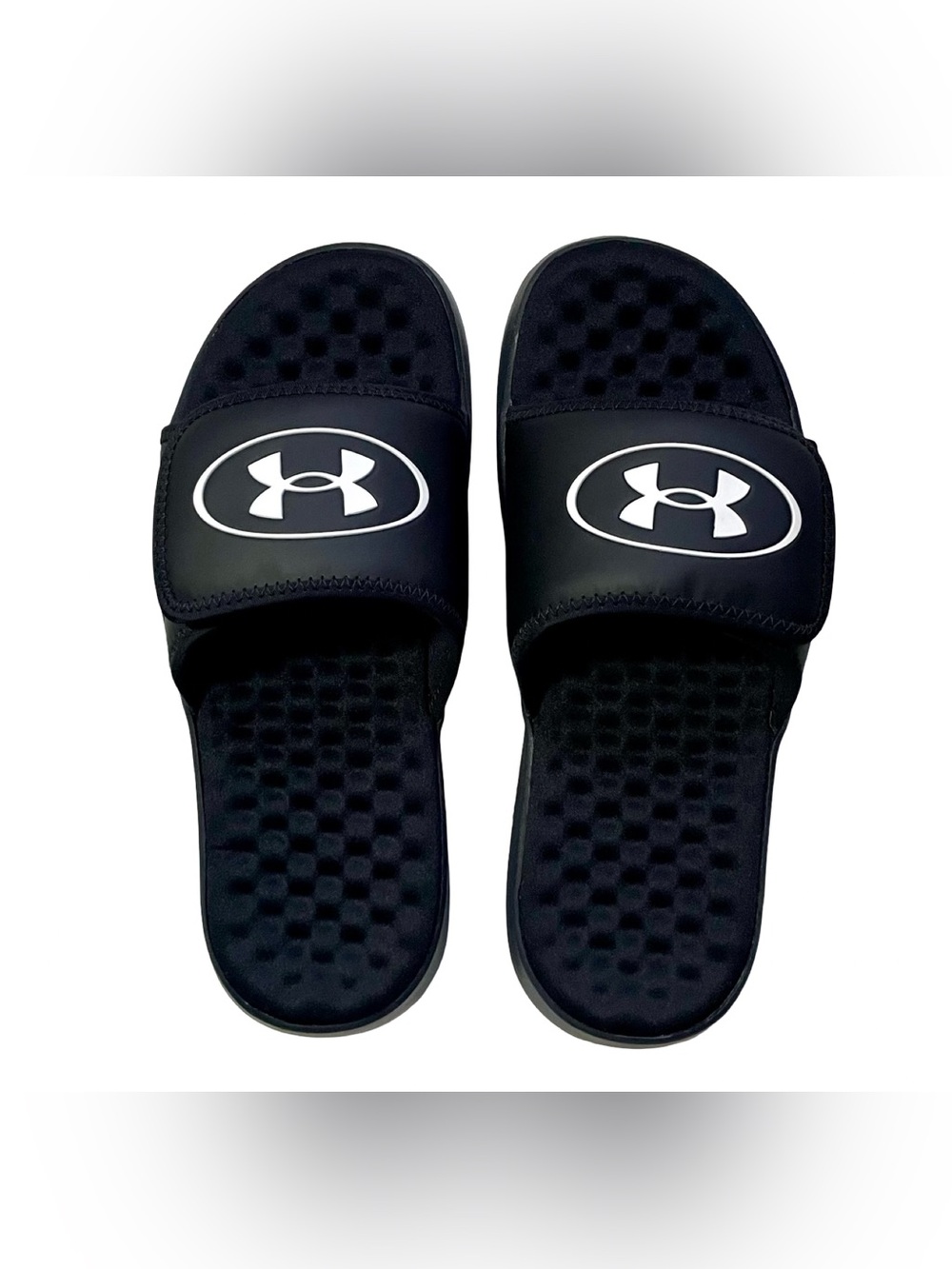 Under Armour Ignite Pro 8 Black Slides Men’s Size 8 NWOT
